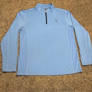 White Water 1/4 Zip Montauk Men’s Blue Performance Pullover XL EUC